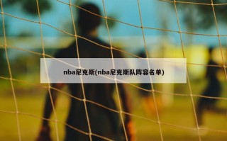 nba尼克斯(nba尼克斯队阵容名单)